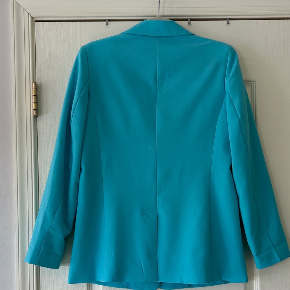 Chadwicks Women's Teal Blazer - Picture 4 of 5